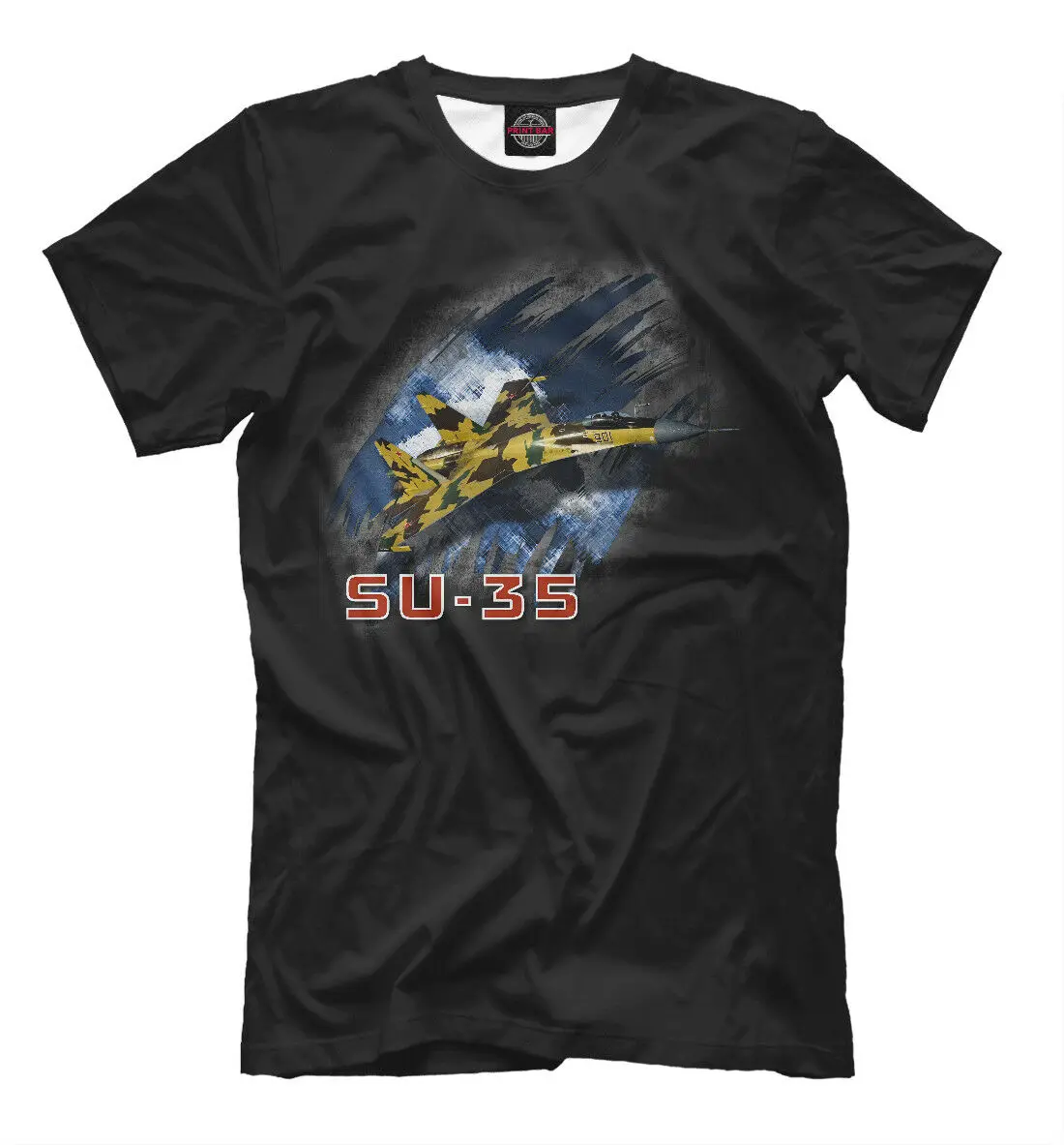 

Su-35 NEW t-shirt Russian Army Force Harajuku Mens t shirts Short Casual Cotton t shirt