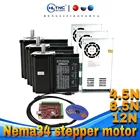 Шаговый двигатель Nema34 с ЧПУ, 3 комплекта, шаговый двигатель 400 нм, нм, 12 нм, драйвер шагового двигателя DM860H, источник питания Вт, 60 в, программное обеспечение MACH3
