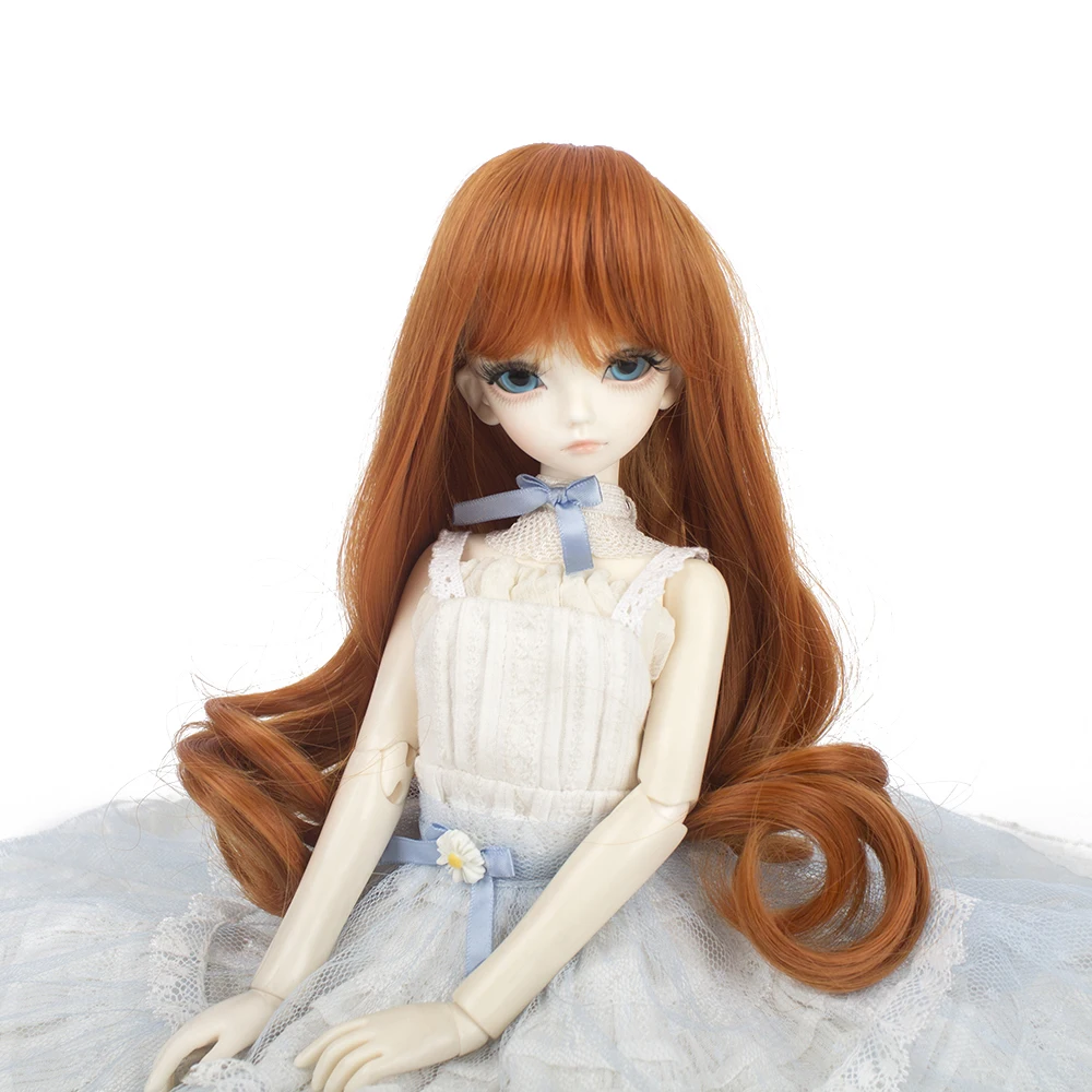 Термостойкие искусственные волосы для кукол аксессуары красивые светлые блонд