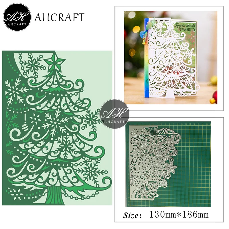 

AHCRAFT Christmas Tree Lace Metal Cutting Dies for DIY Scrapbooking Photo Album Decorative Embossing Stencil Paper Cards Mould