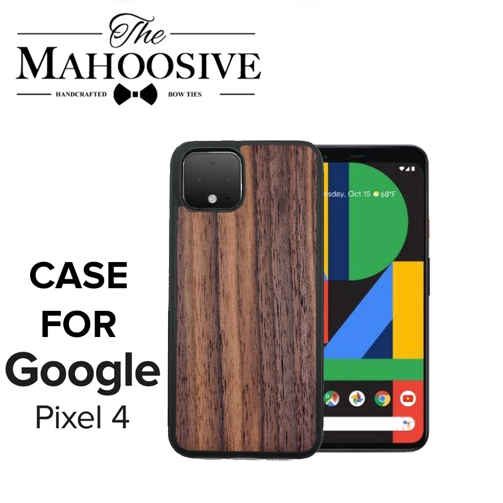 Чехол из натуральной древесины для Google Pixel 4 4a XL Тонкий ретро чехол ТПУ с защитой