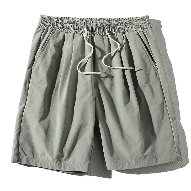 Мужские пляжные шорты FGKKS однотонные с карманами повседневные на лето | Мужская