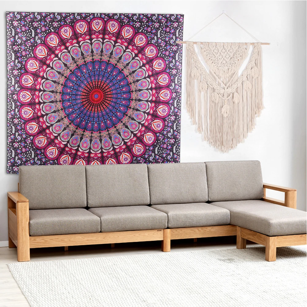 

Hanging Blanket Mat Wall Tapestry Decorative Wall Art Decor Colorful Bedroom Picnic Camping Blanket Living Room Beach Travel