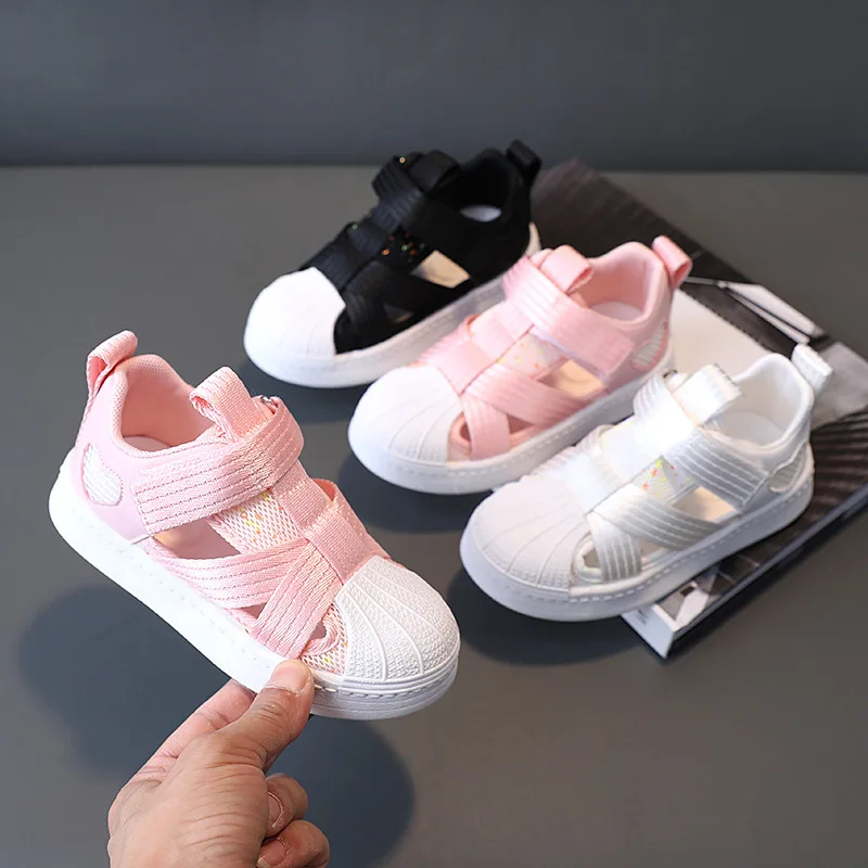 

CNFSNJ 2021 spring summer candy color girls boys loose sets of feet shoes in the children's students travel shoes size 23-37