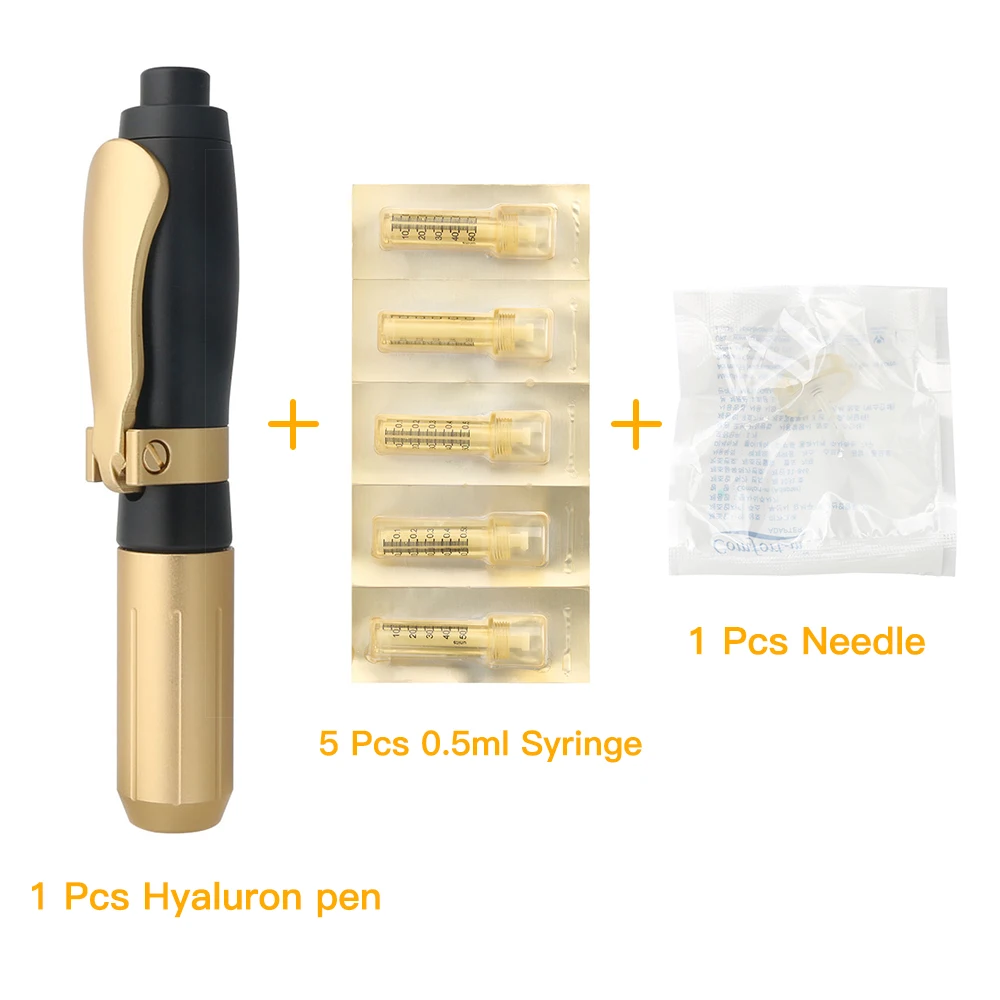 0.5ml Hyaluron Pen Гиалуроновая кислота пистолет высокого давления гиалуроновая инъекция ручка отрегулировать без боли красота машина против морщин лифтинг губ распылитель - Цвет: 0.5ml Hyaluron Pen