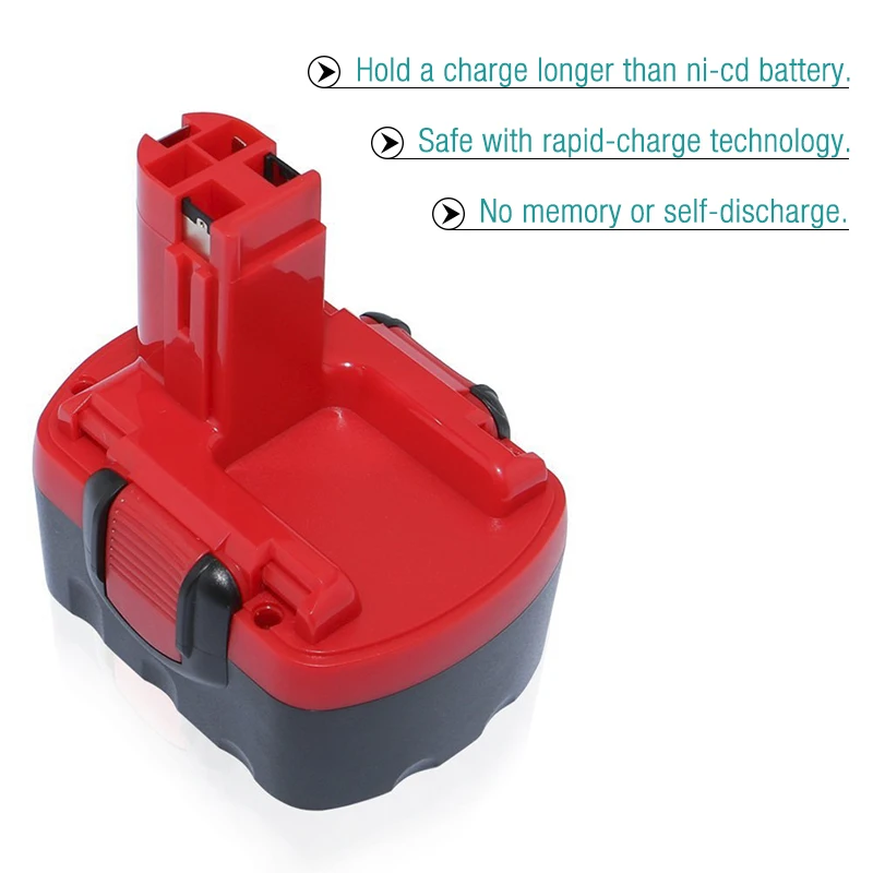 

14.4V 3600mAh Ni-MH Replacement Battery for Bosch BAT038 BAT040 BAT041 BAT140 13614 AHS 41 PSR 14.4 GST 14.4v Tool Battery