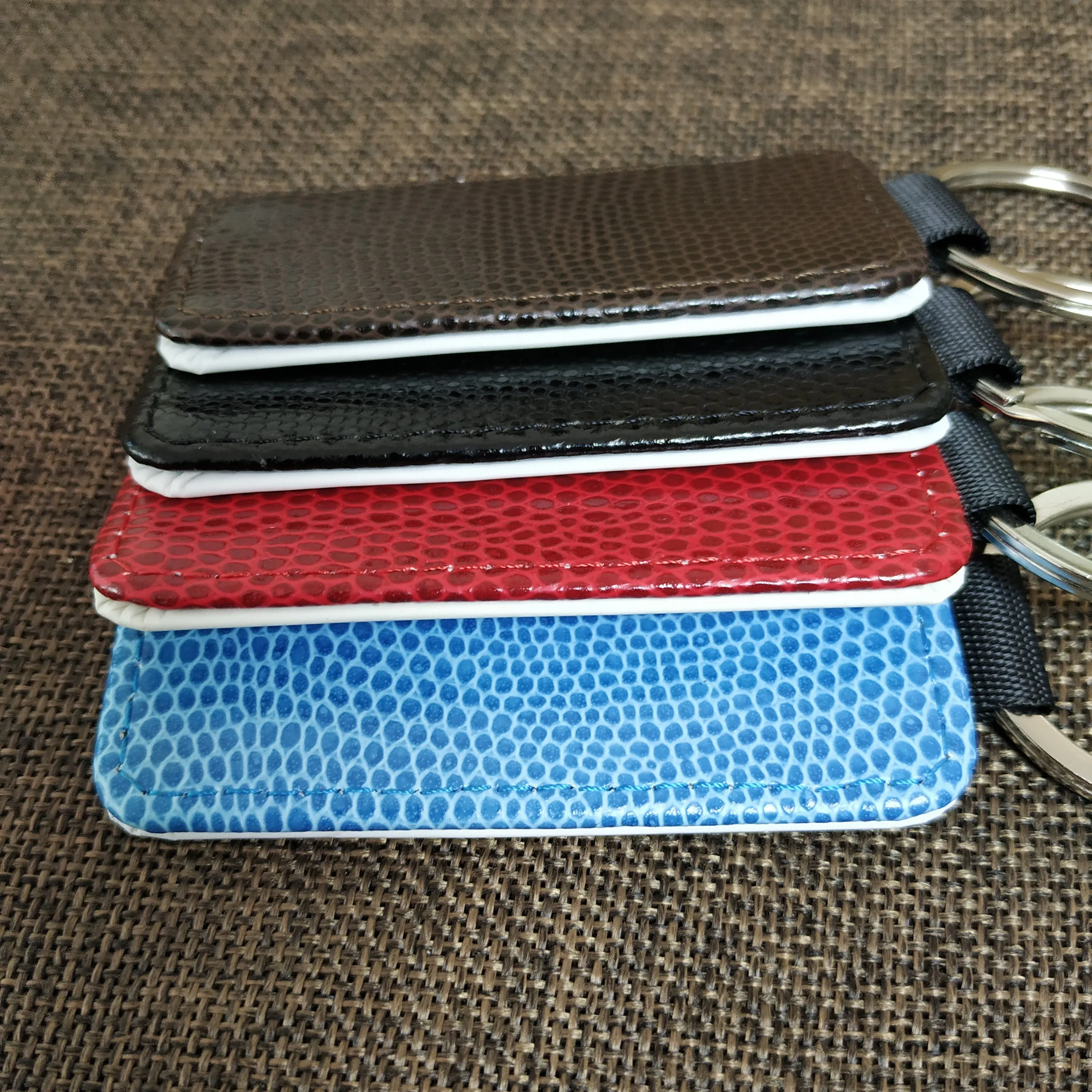 Пустые сублимационные кожаные подвески из змеиной кожи 20 шт./лот брелки для