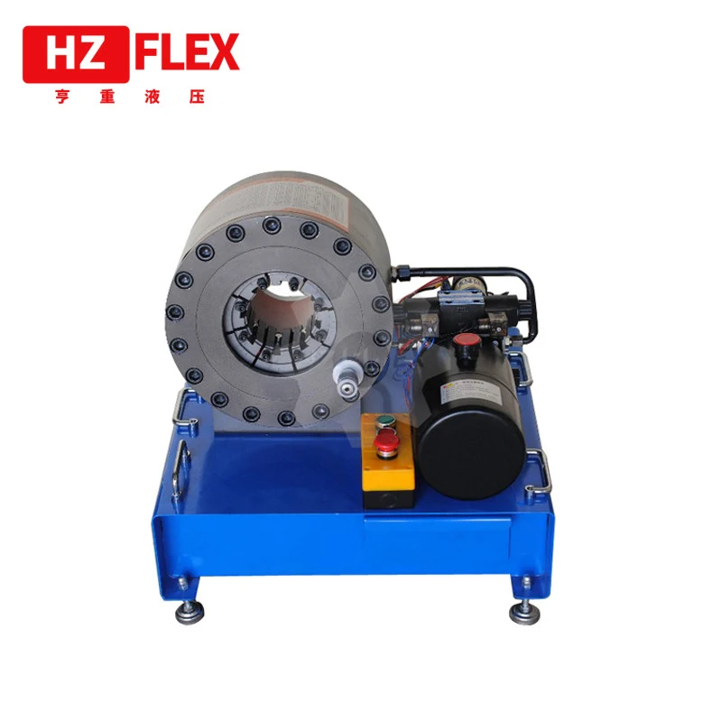 

2019 HZFLEX HZ-24 Hydraulic Hose Crimping Machine For Air Suspension Air Spring Rubber Sleeve Metal Crimping Ring