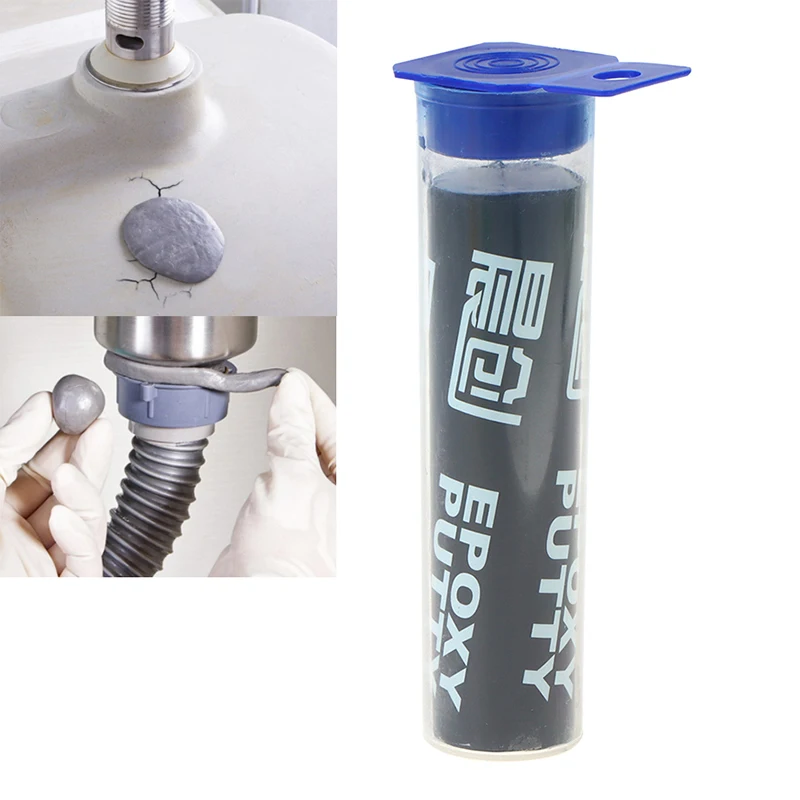 

New Cylindrical 65g Water Pipe Crack Repair Glue Multi-purpose Toilet Cracked Clay Stainless Steel Glass Tile Pipe Sealant