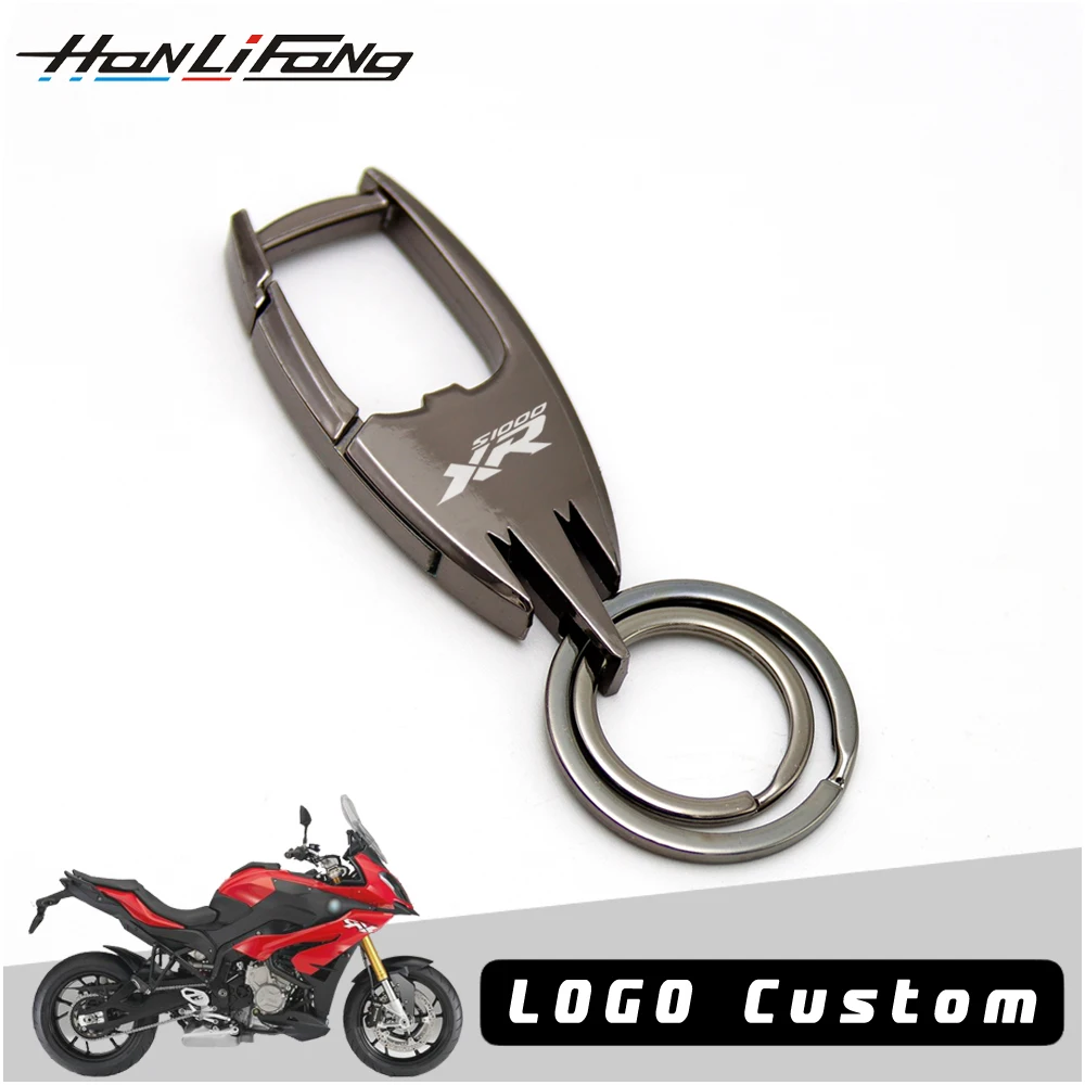 

For BMW S1000XR HP4 S1000R S1000RR Motorcycle Keychain Custom Keyring Tag Personalized Metal Key Ring Personal Accessories