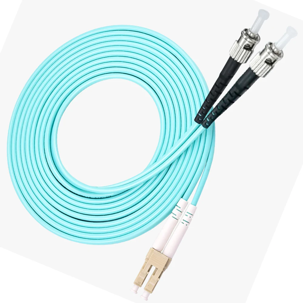 

ST/UPC-LC/UPC Multi-Mode OM3 iber Patch Cable,Duplex Jumper, 2 Core Patch Cord Multimode 3M 5M 10M 25M Multimode duplex patch co