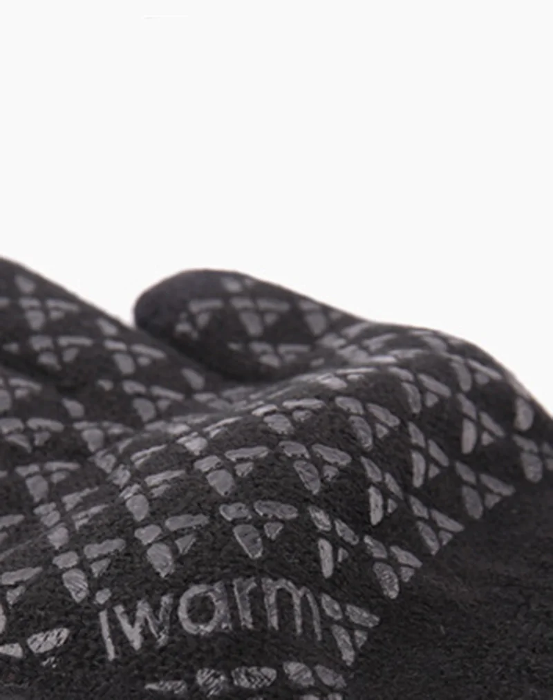 Перчатки мужские кашемировые зимние двухслойные шерстяные вязаные Нескользящие