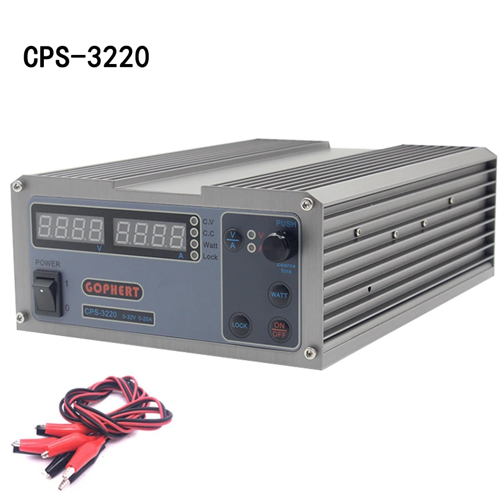 CPS-3220 Precision Compact Digital Adjustable DC Power Supply OVP/OCP/OTP 32V 20A 0.01V/0.01A | Инструменты