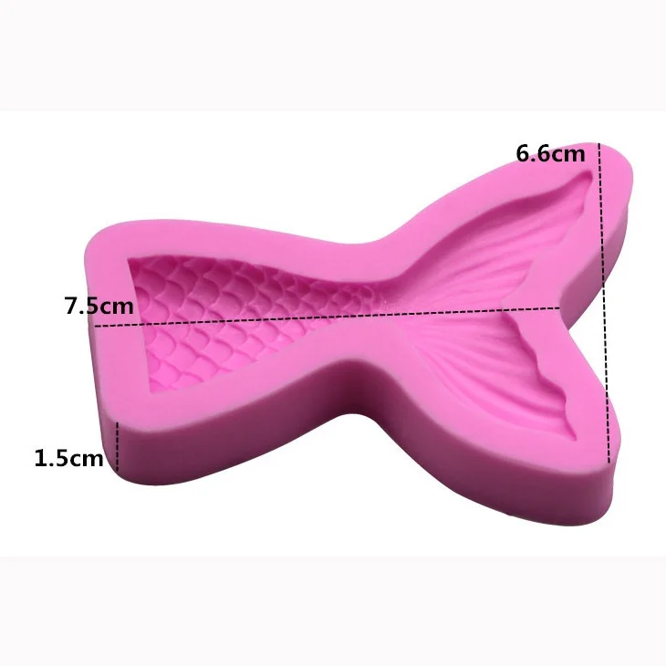 Силиконовая форма русалки помадка торт декоративный инструмент для выпечки