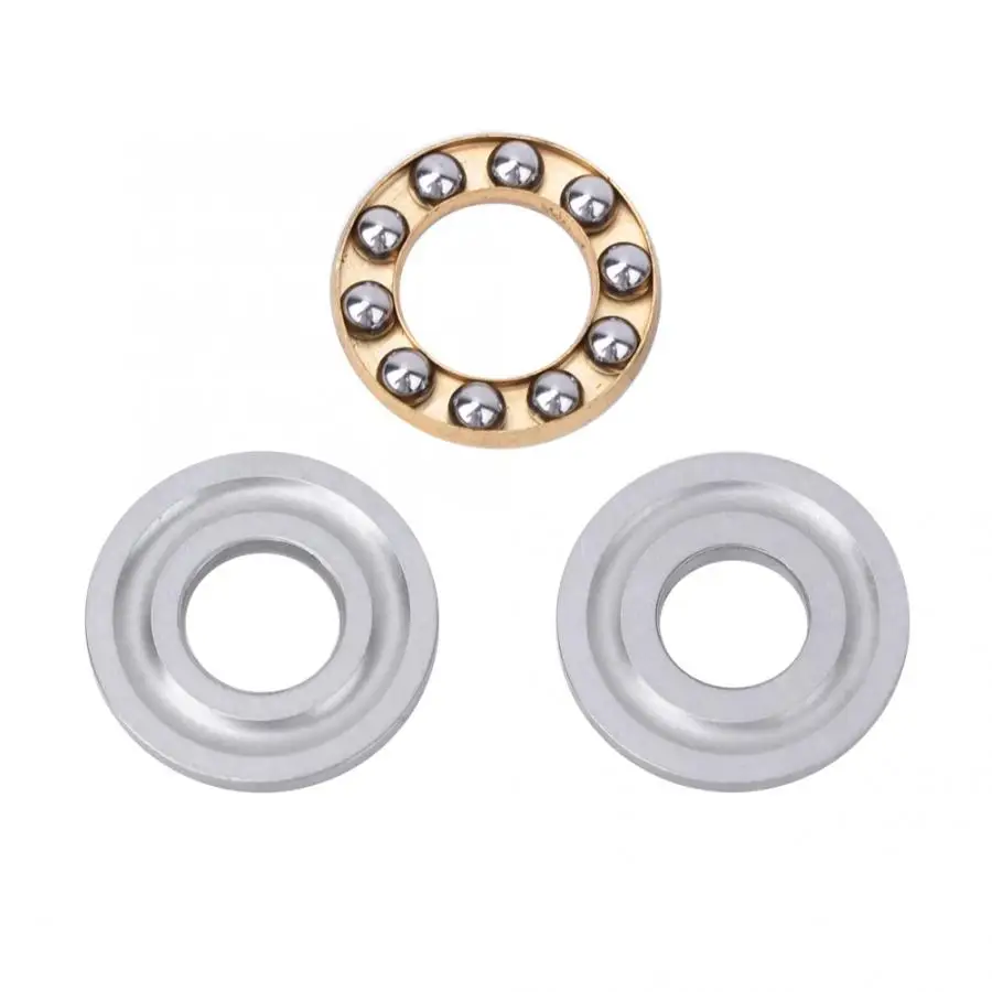 10 шт. упорный шарикоподшипник Миниатюрный Высокий плоский стальной набор