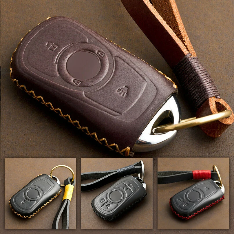 Чехол брелок из натуральной кожи для Buick Encore Envision GL6 OPEL Astra Car Remote|Футляр