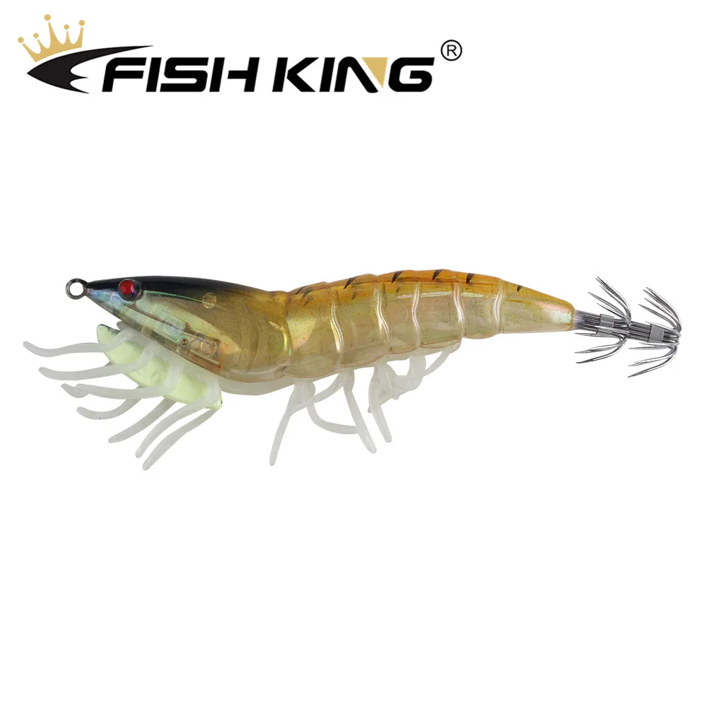 FISH KING наживка кальмар 3 0 #3 5 # свинцовые грузила джигги осьминог деревянные