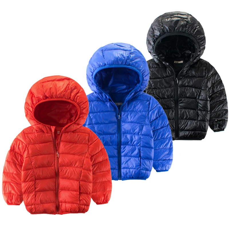 

Детская зимняя куртка с капюшоном, для мальчиков и девочек