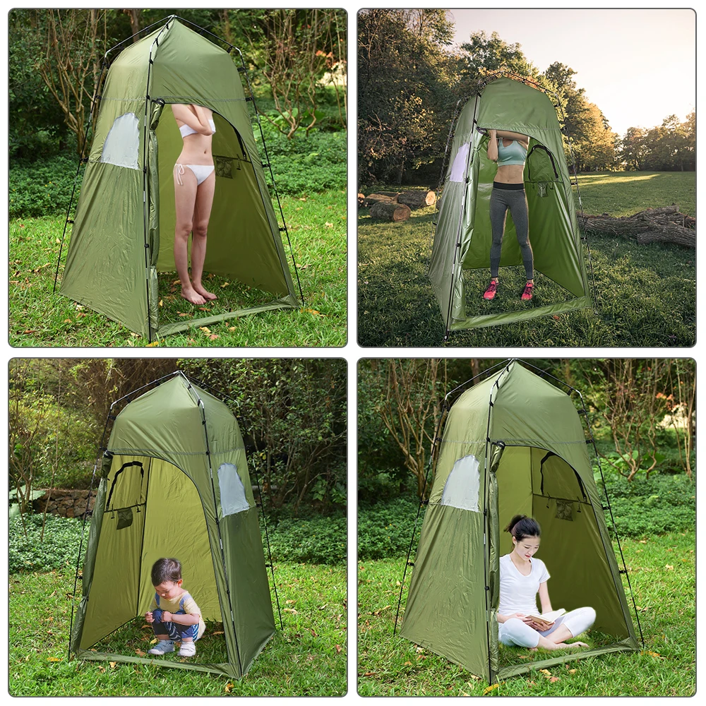 

Privacy Shelter Tent Camping Tent Portable Outdoor Shower Toilet Changing Room Tent for Camping Beach Toilet Tent