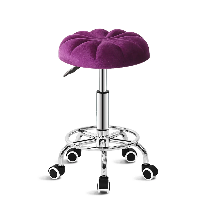 

Bar Chair Lift Beauty Chair Home Bar Bar Stool Nordic Wrought Iron Bar Chair European Minimalist Rotating Pulley Stool