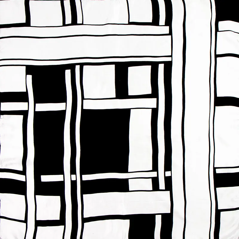 Женский шарф из натурального шелка квадратный большой женский головной платок