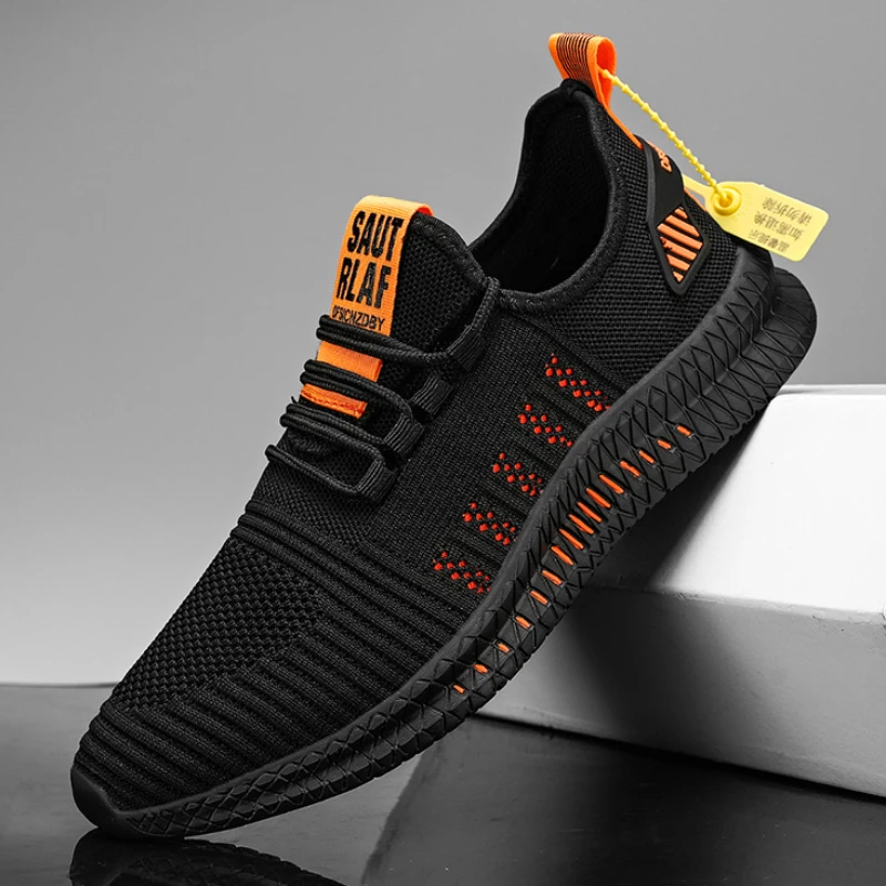 

Fashion Men's Sneakers Mesh Casual Shoes Lace-up Men Shoes Lightweight Walking Shoes Zapatillas Hombre Large Size