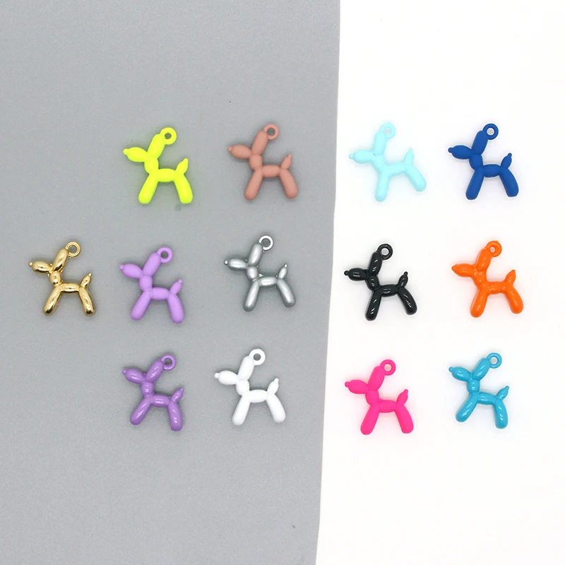

10pcs/Pack 20x18mm Cartoon Dog Alloy Charms Fit Bracelet Earring Necklace Pendant Accessory Diy Pet Choker Jewelry Make