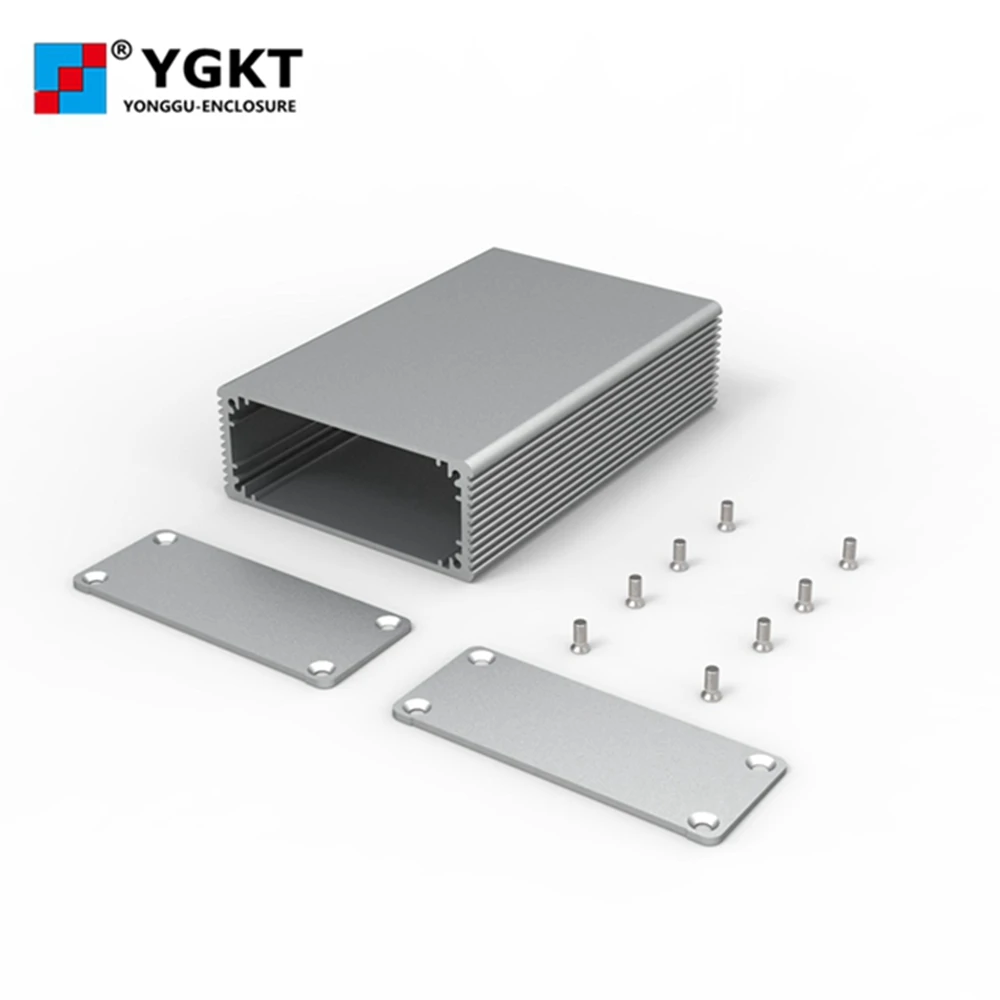 Алюминиевая Электронная коробка Черный PCB инструмент корпус счетчика Чехол DIY