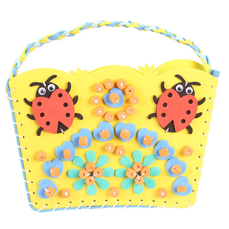 Искусство и ремесла для детей 1 шт. Eva ручная работа милая сумка DIY Материал Дети