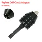 Шестигранный хвостовик сверлильный станок конвертер 0,3-8 мм БЕСКЛЮЧЕВОЙ Сверлильный Патрон Отвертка ударный Драйвер адаптер Электрический шлифовальный станокмашина для ногтей