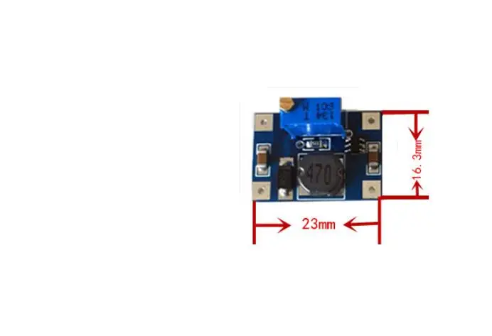 DYKB SX1308 DC-DC повышающий преобразователь 2-24 В до 2-28 в 5 9 12 15 19 2A регулируемый