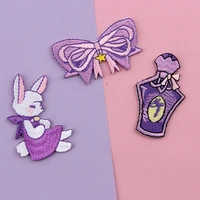 cartoon embroidery patch cloth sticker personality girl backpack doll pendant accessories patch cloth sticker childrens t shirt