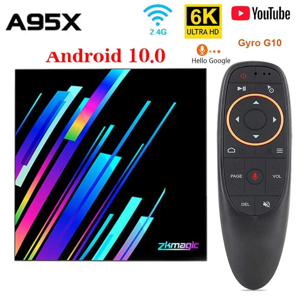 ТВ приставка A95X Z3 PLUS Android 10 0 4 + 32 ГБ Allwinner H616 ядра 1080P 6K 2 ГГц Wi Fi|ТВ-приставки и