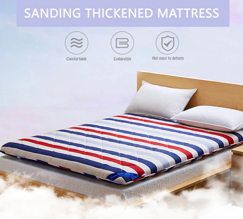 HAUSBAY полный матрас размера «Queen Size» мат «татами» 7 см толщина для спальни спальный на полу коврик складные коврики Матрас Подушка MT001