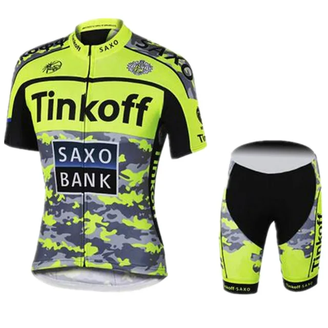 C13 Saxo Bank Tinkoff команда Велоспорт Джерси НАБОРЫ MTB велосипедный велосипед дышащие шорты Одежда Велоспорт костюм 9D гель Быстросохнущий - Цвет: C13