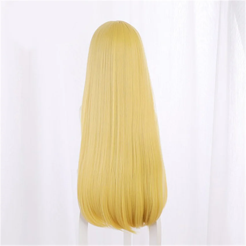 

Takerlama Alice Lendrott Cosplay Wig The Duke of Death and his Black Maid Woman Long Golden Hair Anime Costume Props