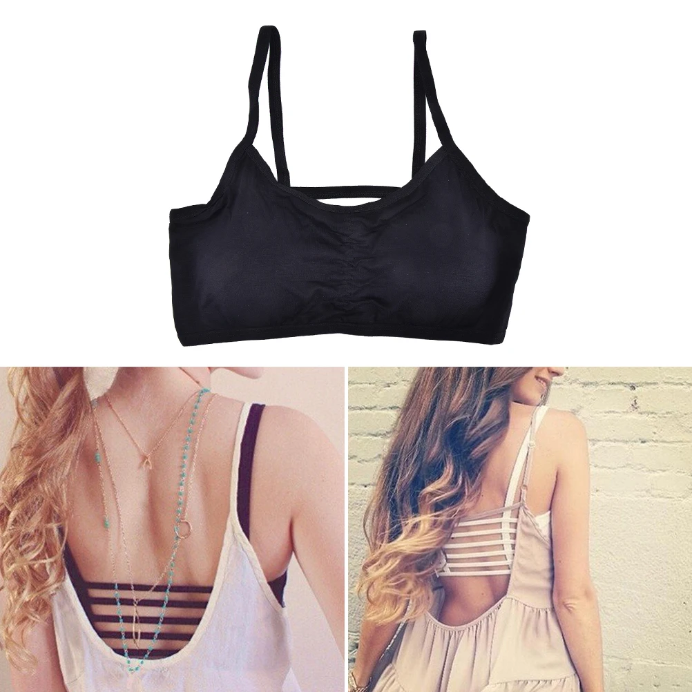 

Women Sport Yoga Bra Workout Tank Tops Stretch Seamless Racerback Fitness Pad