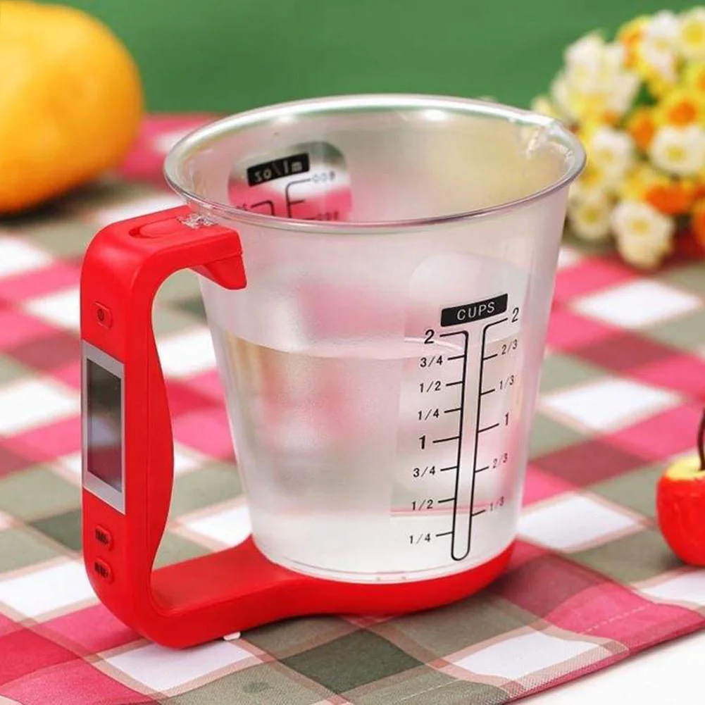 

Kitchen Measuring Cup Scale LCD Digital Display for Baking Tea Weighting Coffee BJStore