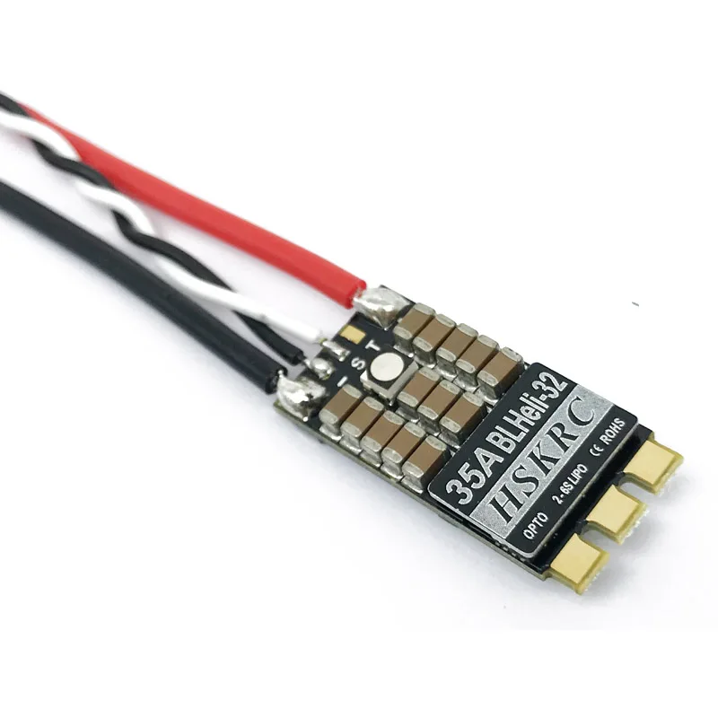 4 шт. HSKRC 35A BLheli_32 32 бит 2-6S Dshot1200 бесщеточный ESC с RGB светодиодный для радиоуправляемого дрона FPV гоночная запасная часть DIY аксессуары