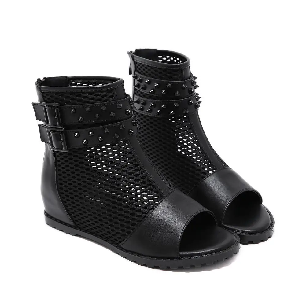 Женские сандалии-гладиаторы Karinluna летние ботильоны с открытым носком из