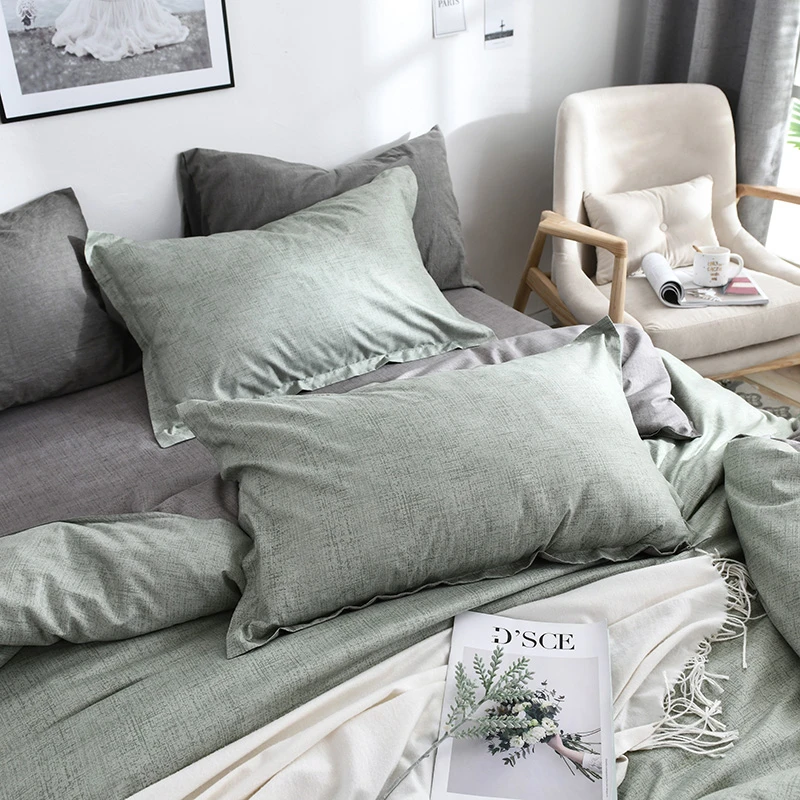 2021 летний детский комплект постельного белья для взрослых Зеленый Твин Queen