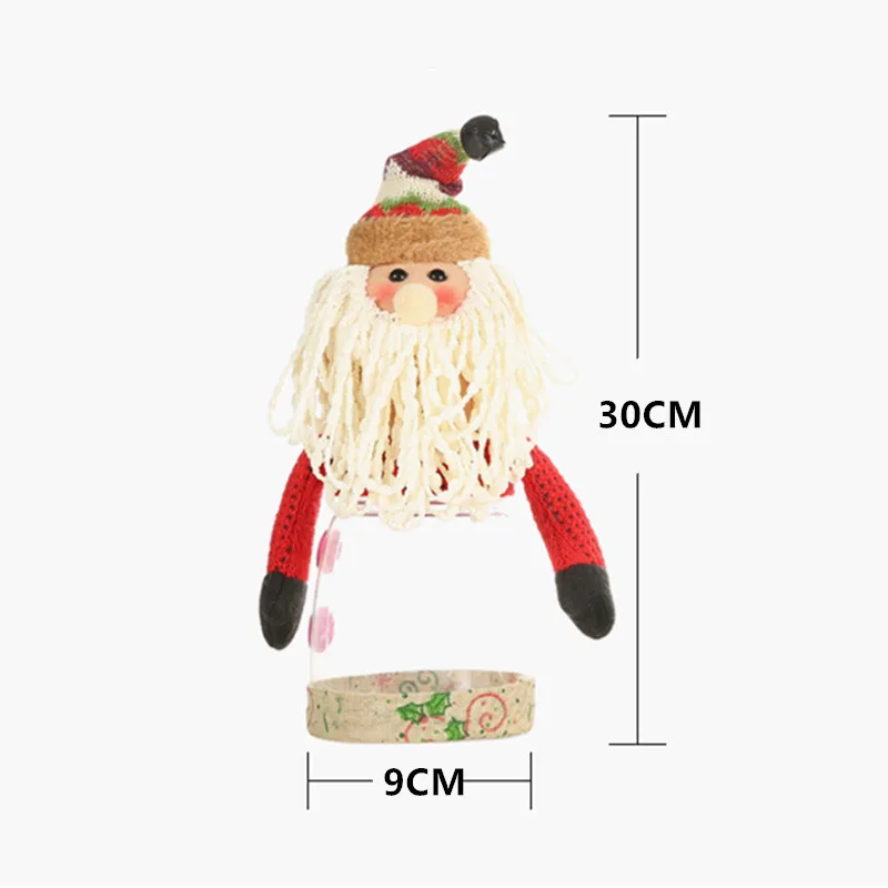 Рождественский подарок украшения для дома Noel Санта Клаус Конфеты драже яблоко