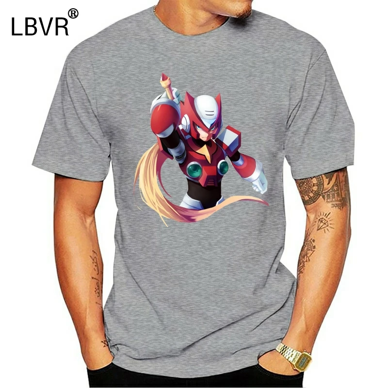 Мужская футболка Megaman X Zero черная красивая рубашка размера плюс забавная Новинка