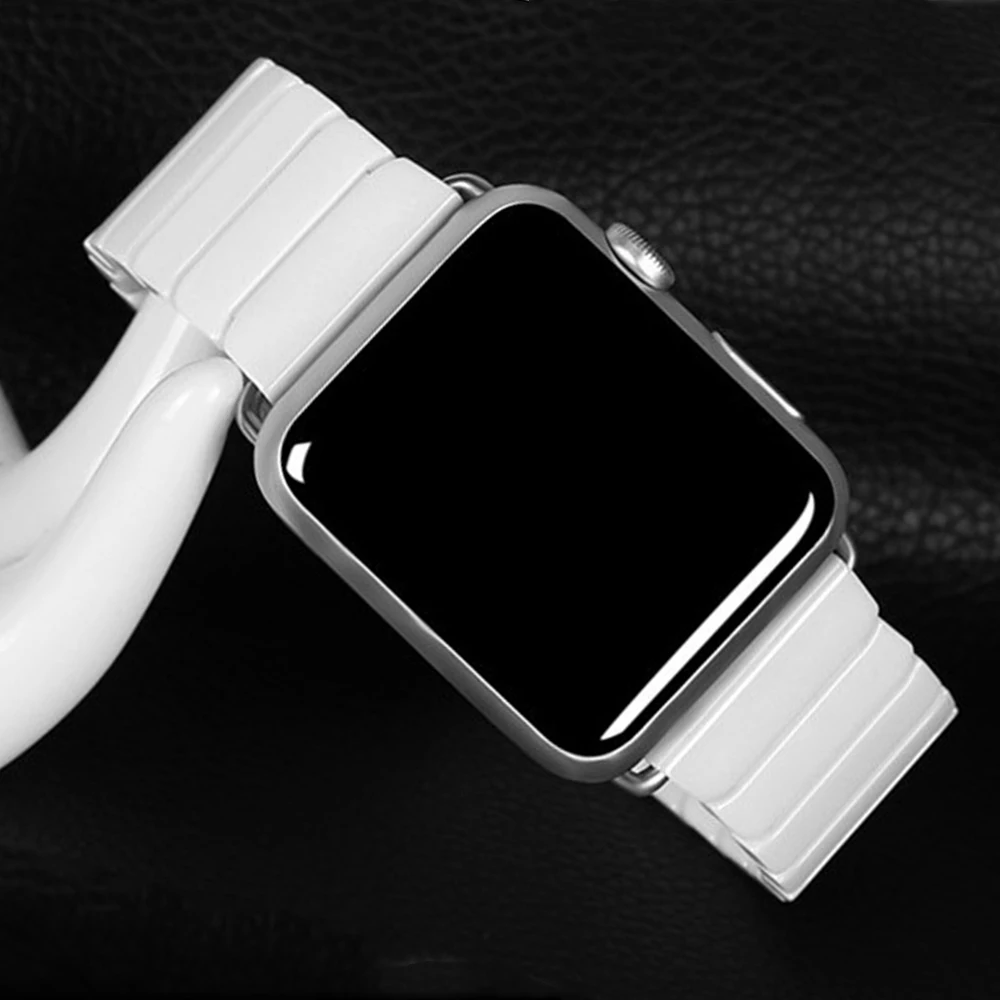 Ремешок керамический для iwatch 5 band 44 мм 40 браслет apple watch Series 4 3 2 42 38 - купить по