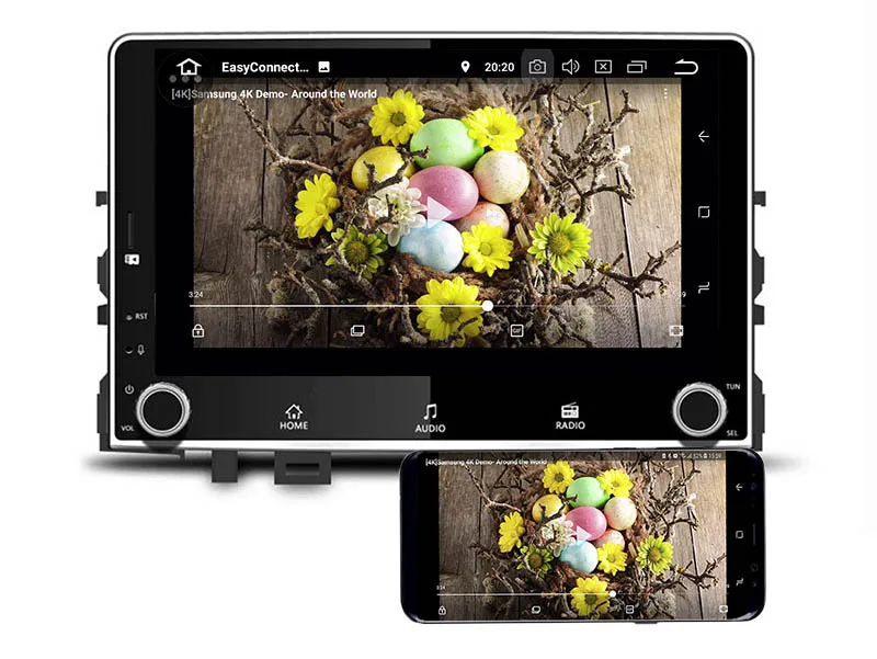 Belsee Восьмиядерный PX5 Ram 4+ 64GB Android 9,0 Авторадио мультимедийное головное устройство gps Navi для Kia Rio 4 K2