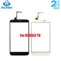 for original doogee t6 touch panel perfect repair parts tools t6 5 5 inch glass panel touch screen digitizer stock
