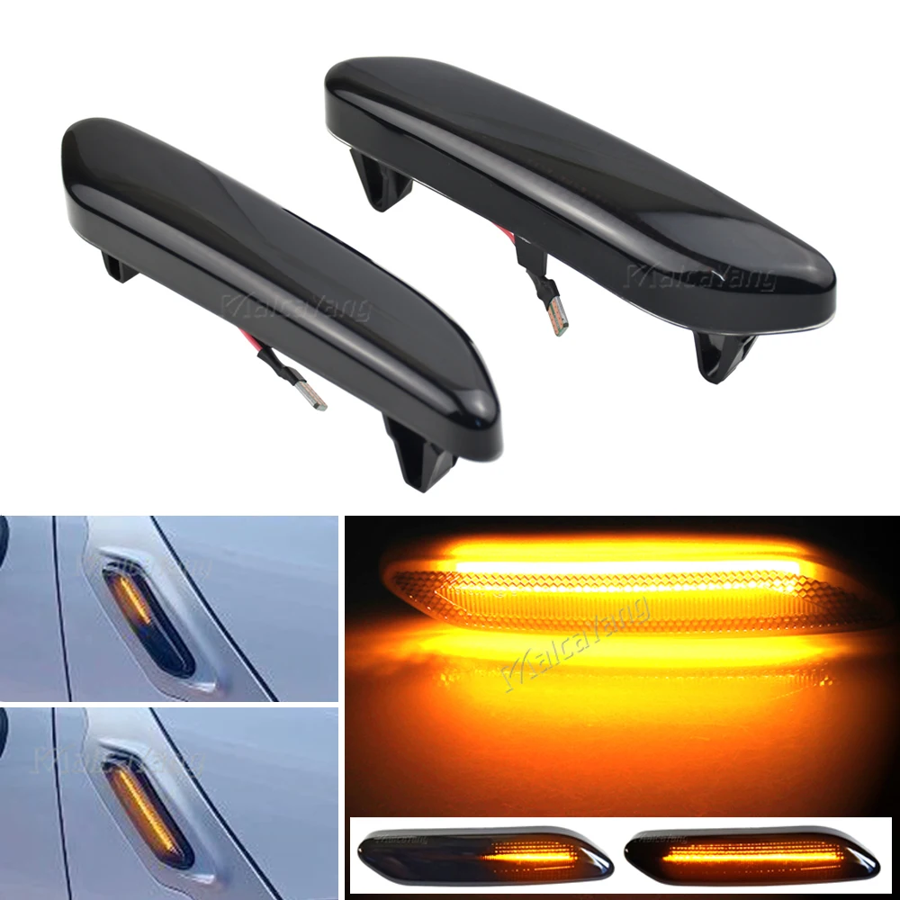 

Flasher Dynamic Sequential Blinker Car Side Marker Light LED Turn Signal Repeater For Mini Cooper R60 R61 Countryman Paceman
