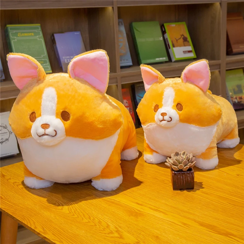 

Cute Corgi Dog Plush Toy Stuffed Soft Animal Cartoon Pillow Lovely Simulation Dog Plushies Birthday Gift for Kids Kawaii Present