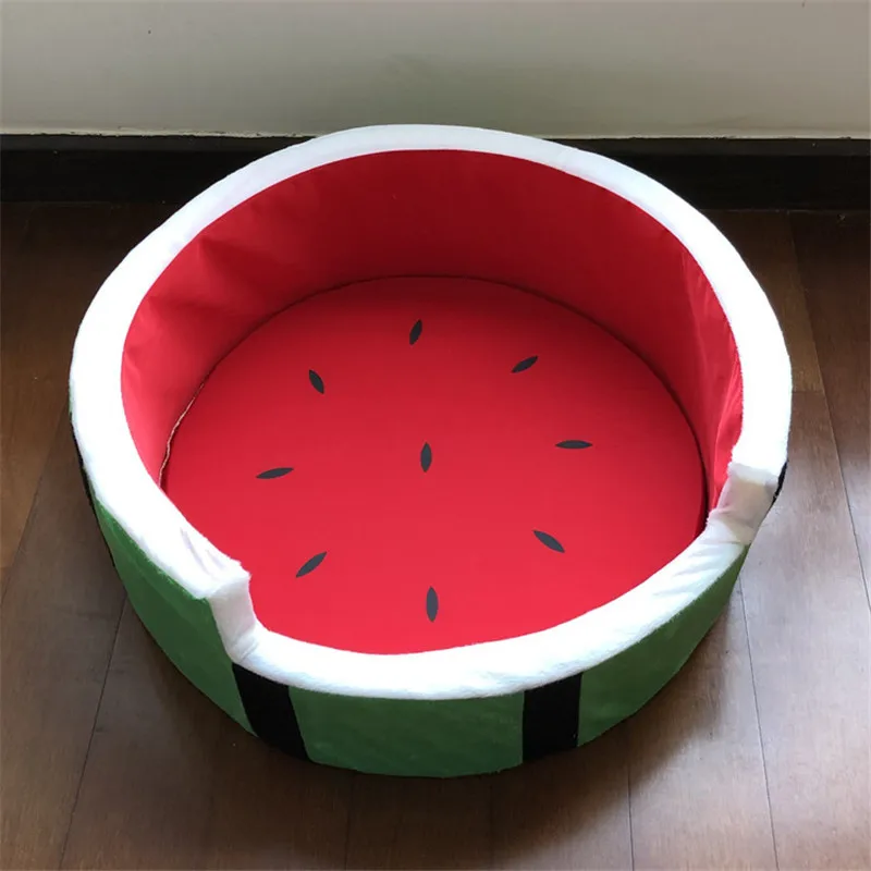 watermelon Shape Pet Dog Cat Bed House Mat Durable Kennel Doggy Puppy Cushion Basket Warm Portable Supplies S/M/L | Дом и сад