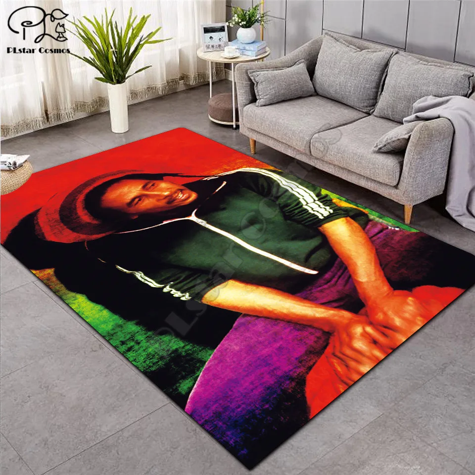 

Reggae Bob Marley Character Hooded Blanket Adult colorful child Sherpa Fleece Wearable Blanket Microfiber Bedding style-4